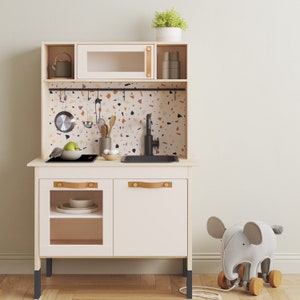 IKEA Kitchen Marble Decal Stickers - Enhance Your DUKTIG Play Kitchen Decal, Ikea PLAY Kitchen Hack Stickers