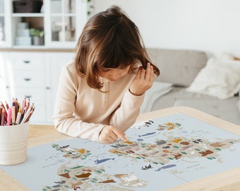 Schatzkarte Abenteuer für Ikea Flisat Table - Pirate's Paradise Spielset