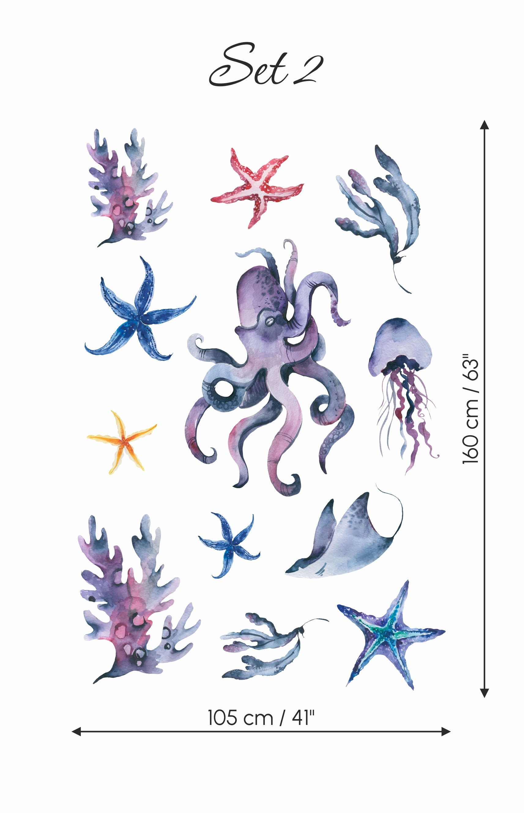 Adesivi Murali 3D Sottomarino - 4 Pezzi Oblò Oceano Per Bambini - Foto 6