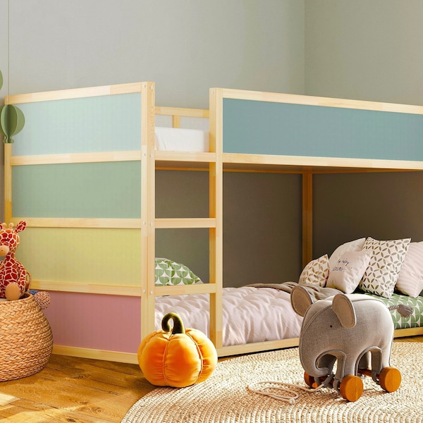 Vibrant Stickers for Ikea Kura Bed – Kids Room Decals