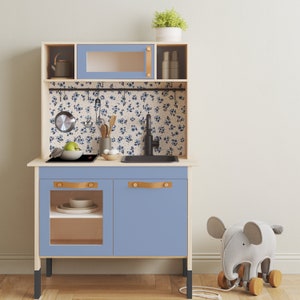 Boho Blumen Aufkleber Set für Ikea DUKTIG Küche