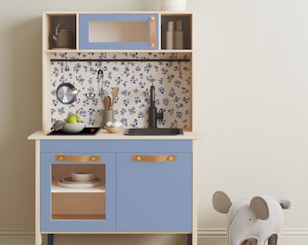 Boho Floral Decal Set for Ikea DUKTIG Kitchen