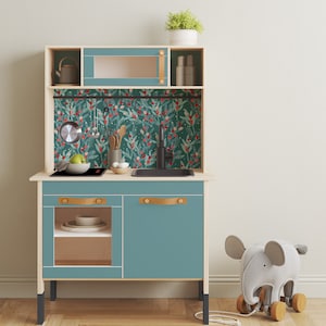 Blumen Aufkleber für IKEA DUKTIG Küche: Küchenrückwand