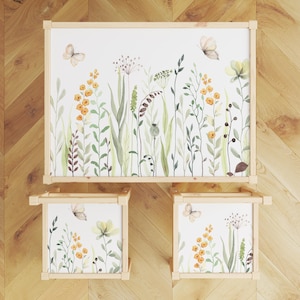 Pastel Floral Decal for IKEA LÄTT Table & Chairs