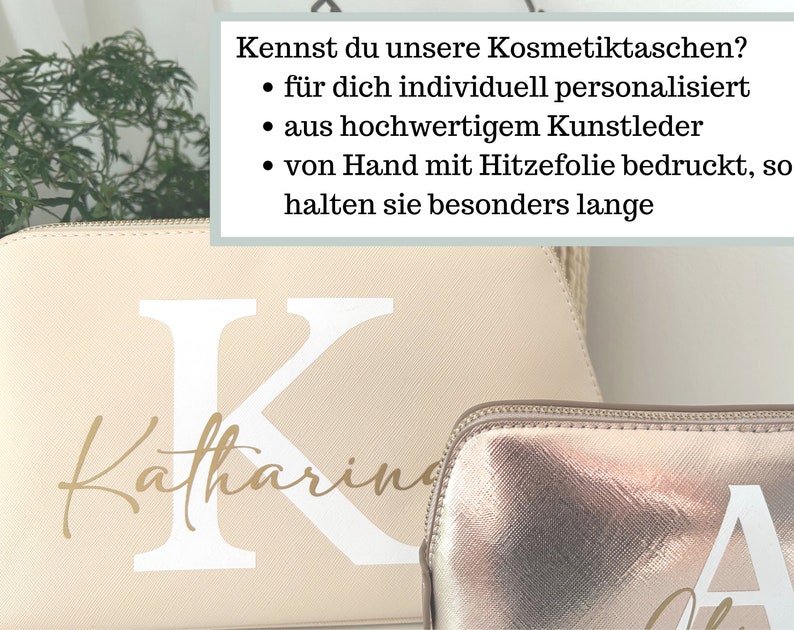 Personalisierte Einkaufstasche mit Name, Shopper Tasche Jute Namen groß, Stofftasche bedruckt Buchstabe, Jutetasche Baumwolle mit Initialen Bild 7