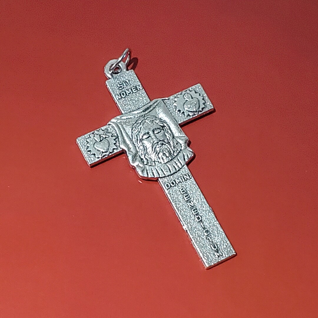 HOLY FACE of Jesus Cross, Holy Face Crucifix, Face of Christ Crucifix