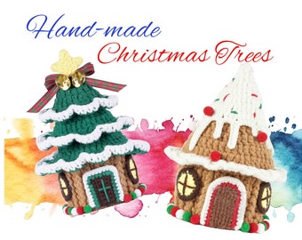 Crochet Christmas Tree House – Handmade Holiday Decor
