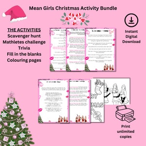 Mean Girls Christmas Party Games and Activities for adults and teens