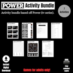 Power TV series Party Games for adults
