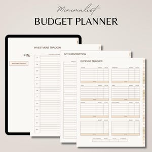 2025 Ultimate BUDGET Planner | Financial Digital Planner | Budget ...