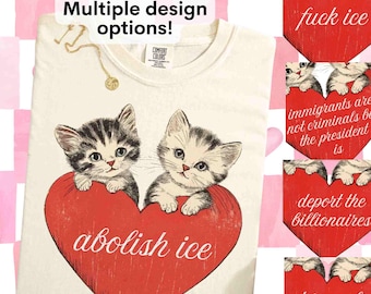 Anti ICE Comfort Colors Valentines Shirt, Chinga La Migra Shirt,Immigrant Human Rights Tee,Human Rights,Anti Deportation,No Human Is Illegal