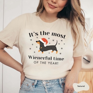 Weiner Dog Christmas Shirt, Christmas Dachshund Shirt, Christmas T-shirt, Dachshund Lover Gift, Doxie Mom Gift, Dachshund Dog Mom Gift