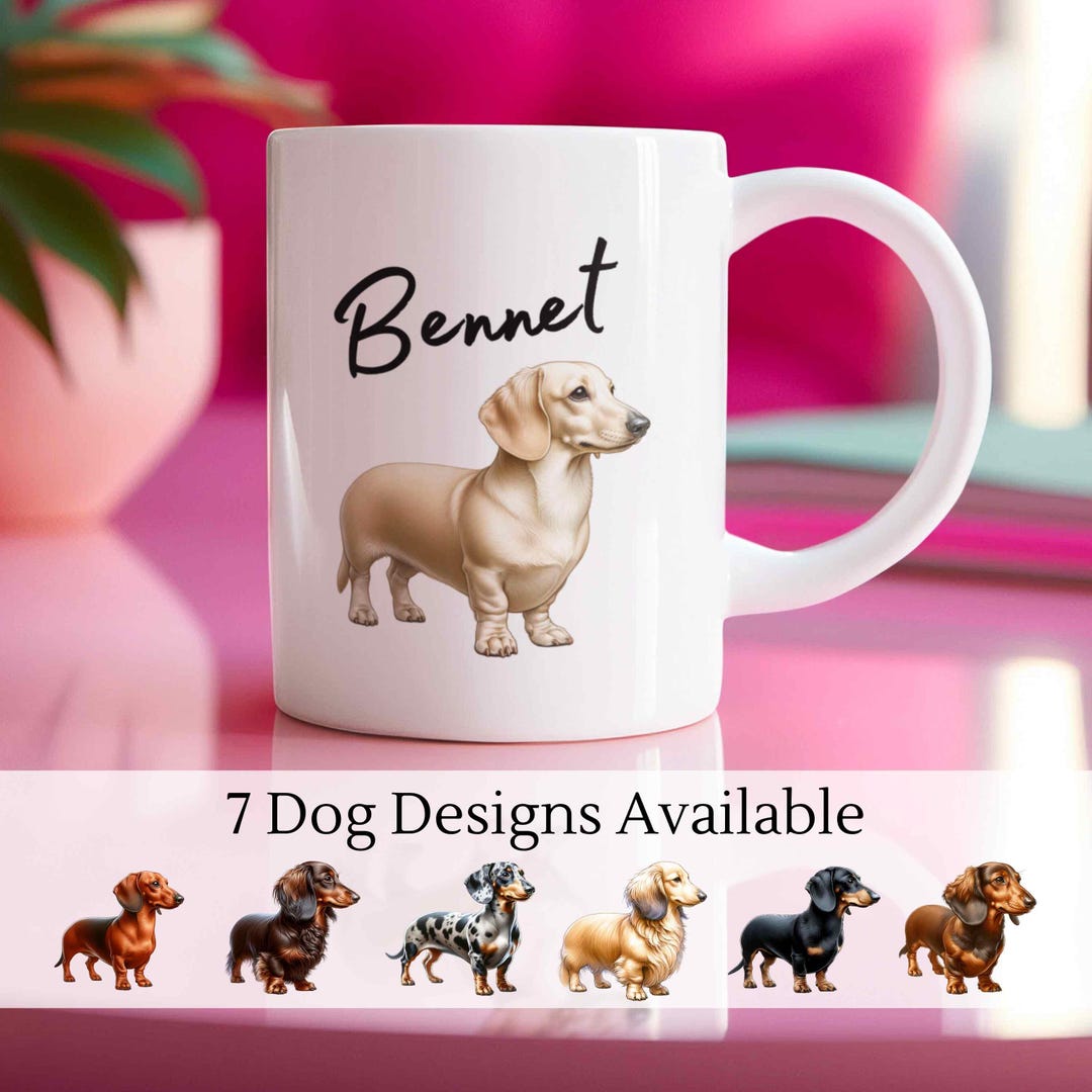 Custom Dachshund Mug, Weiner Dog Gifts, Personalized Dachshund Lover — free download