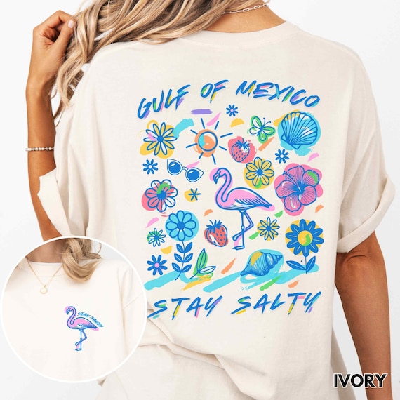Gulf of Mexico Shirt, The Gulf of Mexico Stay Salty Shirt, Subtle Anti Trump Shirt FDT Shirt, Foxtrot Delta Tango, Cute Back Design Gift