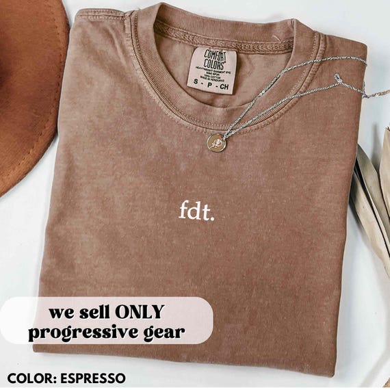 Subtle Anti Trump Shirt, Fuck Donald Trump Comfort Colors® Tee Gift for Democrat, Fuck Trump FDT Progressive Liberal Funny Resist Shirt