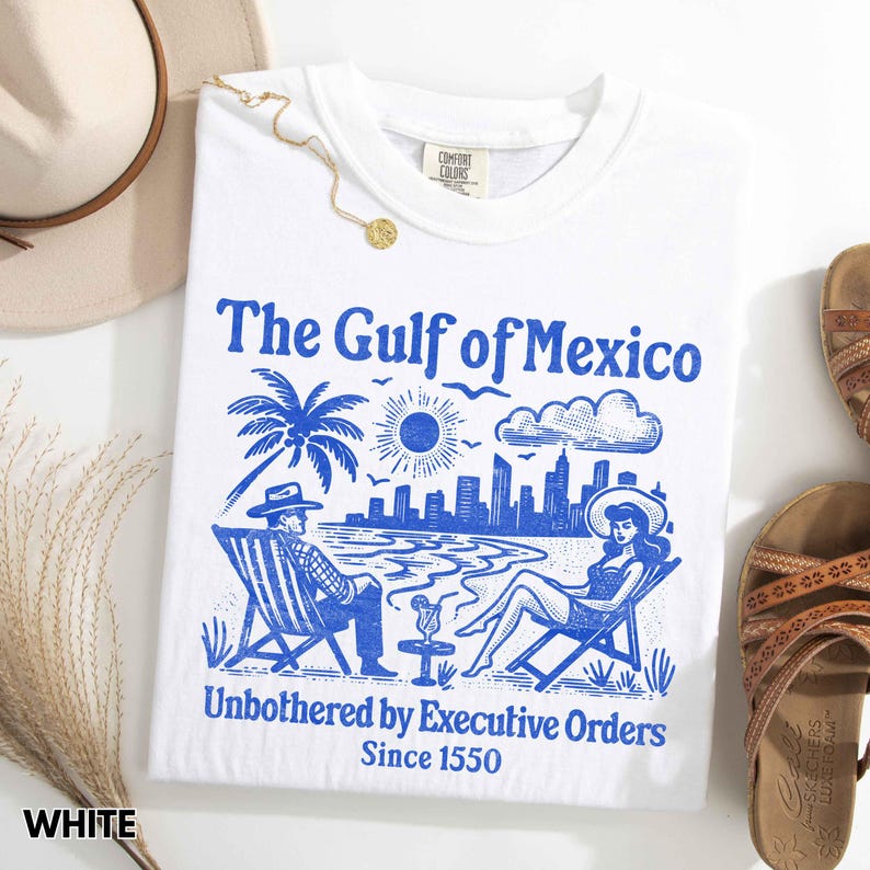 Gulf of Mexico Shirt, Anti Trump Comfort Colors® Tee Gift for Democrat, Fuck Trump Progressive Liberal Funny Political Tee, Resist Shirt immagine 2