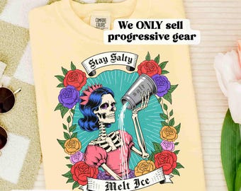 Anti Ice Stay Salty Comfort Colors, Chinga La Migra Shirt, Big Fan of Human Rights, Anti Deportation, No Human Is Illegal