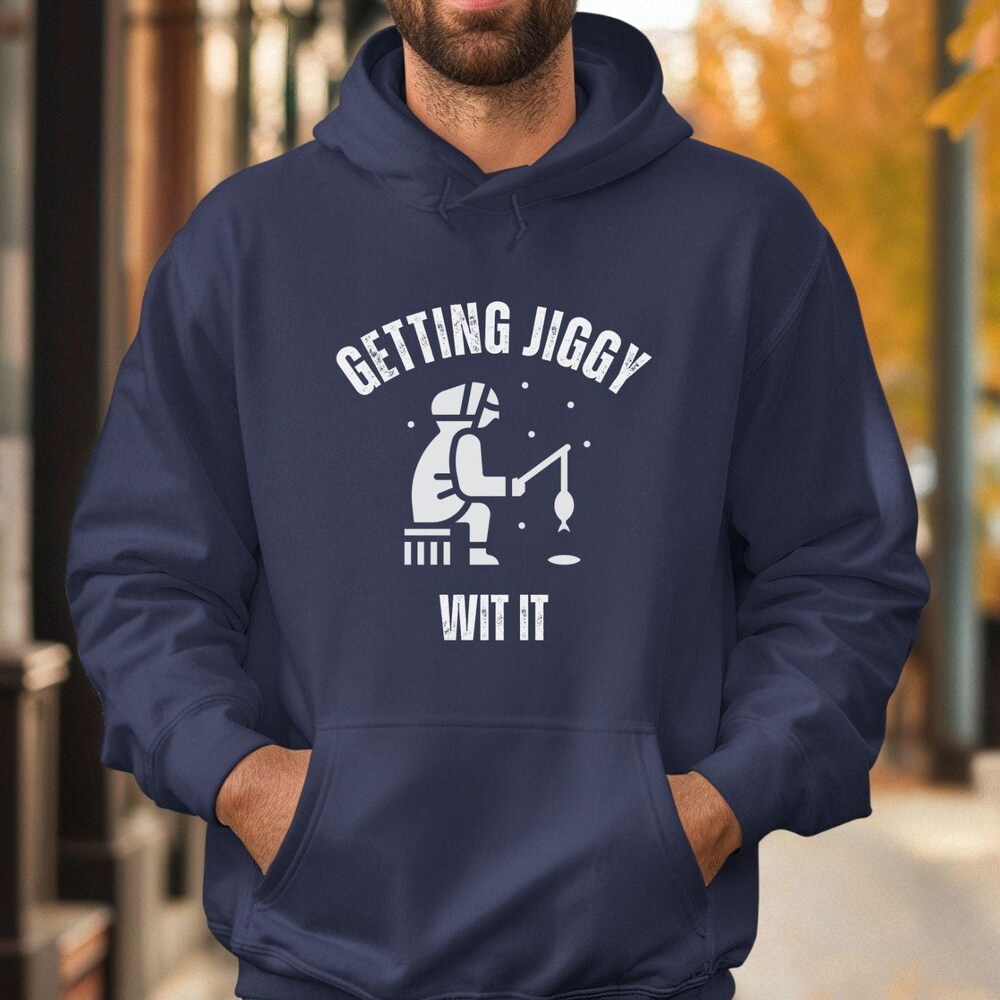 Ice Fishing Hooded Sweatshirt, Fishing Shirt, Gift For Dad, Fishing Sweater, Fishing Hoodie, Fishermen Gift, Ice Fishing Gift, Grandpa Shirt Alwasky