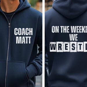Custom Wrestling Mom Zip up Hooded Sweatshirt, Wrestling competition hoodie, Wrestling team sweatshirt, Personalized wrestling gift