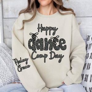 Custom Dance Sweatshirt, Dance shirts, Dance Competition Sweatshirt, Dance Team shirt, Personalized Dance gift, Dance mom, Dance Teacher