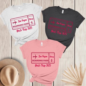 Girls Trip 2025 Shirt, Matching Vegas Girls trip, Girls Travel shirt, Girls Vacay, Girls Weekend, Group Shirt, Girls Travel