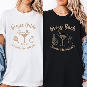 Personalized Modern Bachelorette Shirt, Preppy Bachelorette, Bach and Boujee, Luxury Bachelorette, Custom Group Shirt, Social Club Bach