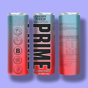 Prime Drink Cherry Freeze 4 Tumblers Templates 4 Mock Ups - Etsy