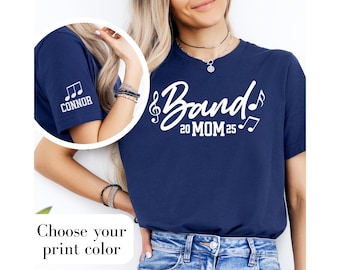 Custom Marching Band Mom Shirt Personalized Band Mom Shirt Band Mom TShirt Marching Band Mom Gift For Senior Band Mom Shirt Band Mom T Shirt