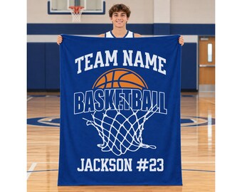 Senior Night Basketball Gifts Personalized Basketball Blanket Basketball Gifts for Girls Basketball Team Gift Basketball Awards