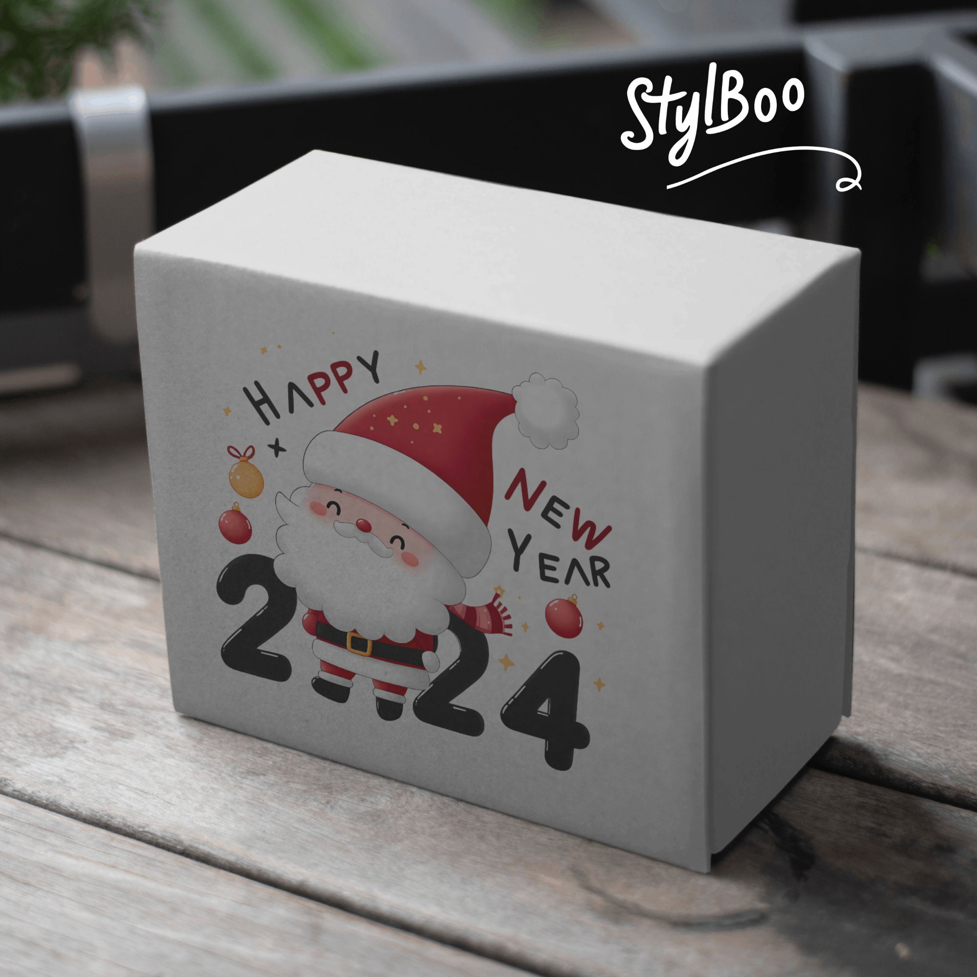 Happy New Year SVG, 2024 Png, Happy New Year and Festive Christmas