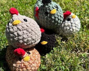 Mystery Crochet Chicken | Chicken | Crochet Animals | crochet finished product | VidaCrofty