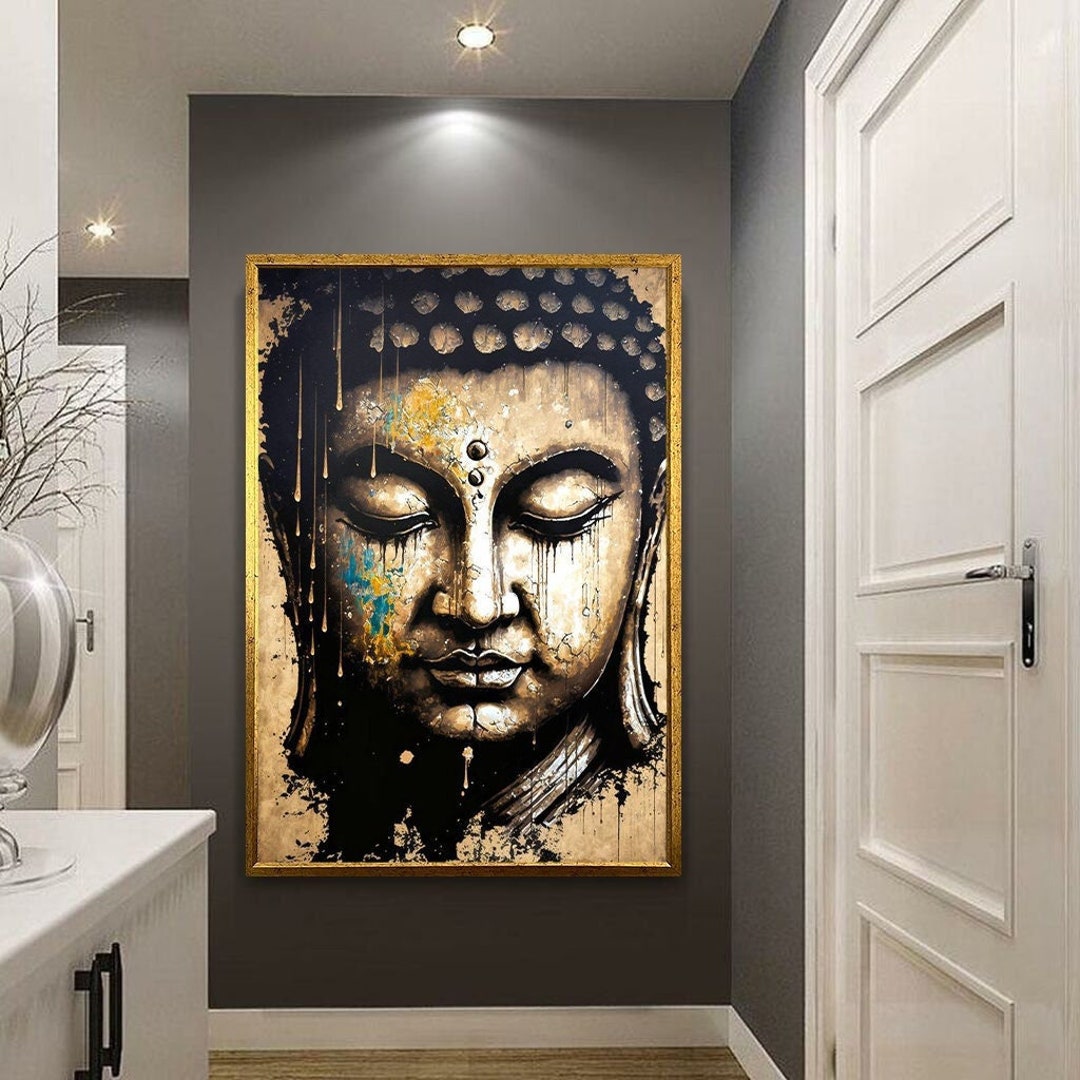 Buddha Canvas, Print, Wall Art Canvas Design, Asian Wal Art, Buddha