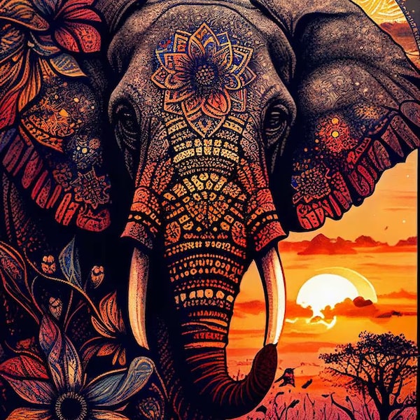 African Diamond Painting Kit Etsy