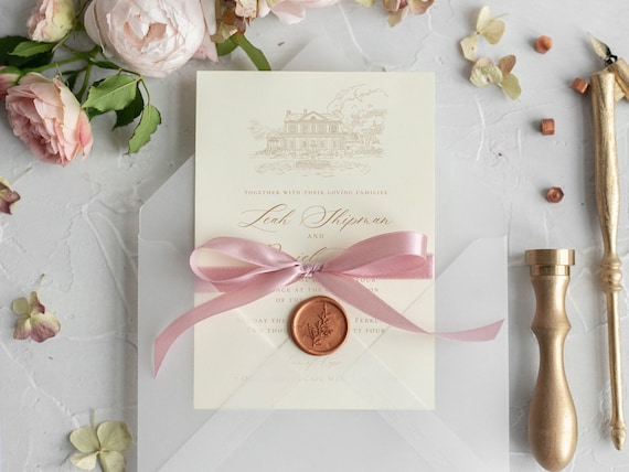 Custom Wedding Venue Illustration: Bespoke Venue Sketch (Digital Download)
