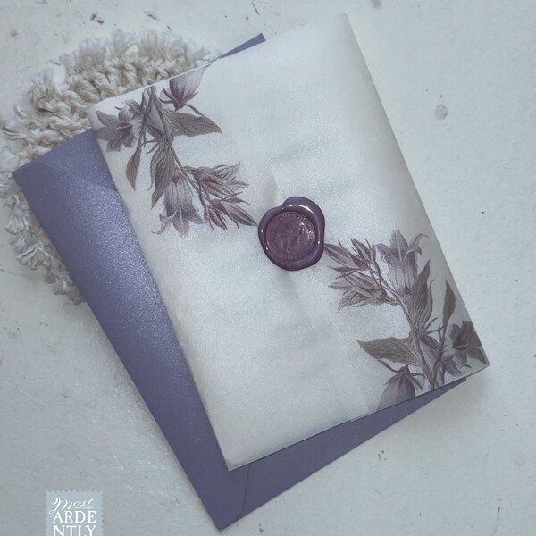 Custom Design Vellum Printing Etsy