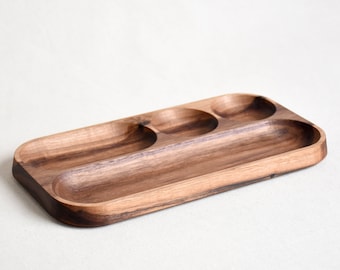 Walnut Desk Organizer / Jewelry Dish (KLAUS)