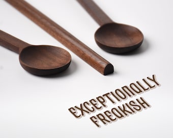Exceptionally Freakish Long Wooden Spoon