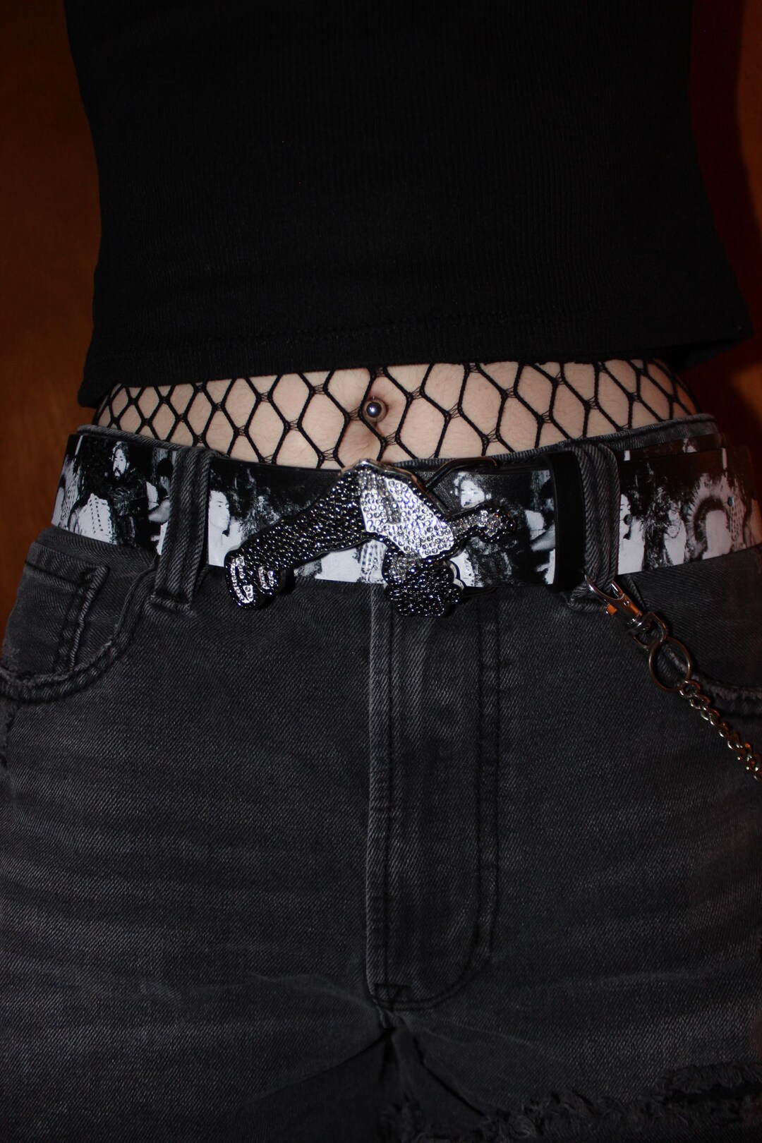 Whole Lotta Red Rhinestone Belt, Playboi Carti Opium Aesthetic