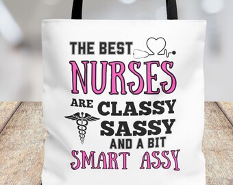 Personalized Nurse Tote, Nurse Bag, Funny Nurse Tote, Nurse Tote Bag, nurse Bag funny, Gift for Her, Future Nurse Tote, Nurse Tote Design
