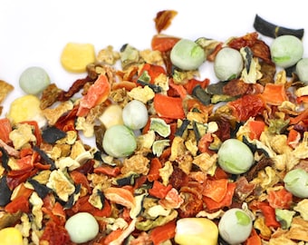 Rainbow Vegetable Mix for Small Pets | HamsterEatery's Small Pet Treats