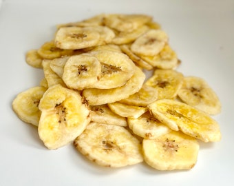 Unsweetened Banana Chips for Small Animals | Suitable for Hamsters, Gerbils, Bunnies, Rabbits, etc