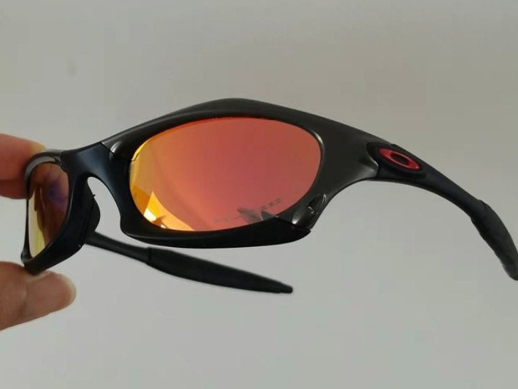 X Metal Juliet Cyclops Sunglasses UV 400 Ruby Polarized Glass Titanium  Goggles