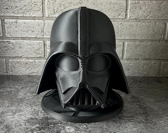 Darth Vader Bust Headphone Stand | Star Wars Black PLA Desk Organiser