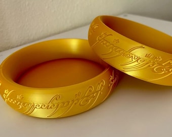The One Ring Bowl – Lord of the Rings Trinket Dish – LOTR Ring Holder – Fantasy Home Decor – 7 Inch Bowl – Gift for LOTR Fans