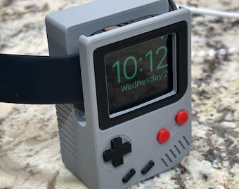 Gameboy Apple Watch Charging Stand & Case – Retro Gaming Inspired Dock for Apple Watch