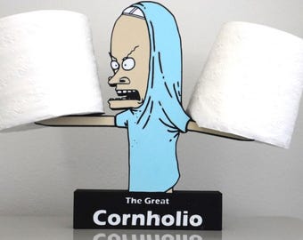 Beavis & Butt-Head The Great Cornholio TP Toilet  Roll Holder