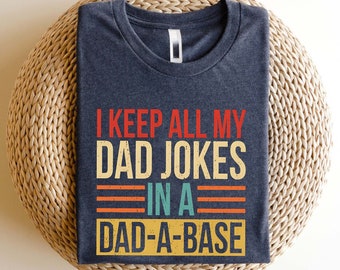 Je garde toutes les blagues de mon père dans une chemise pour papa, chemise fête des pères, chemise nouveau papa, chemise papa, chemise papa, chemise papa drôle, cadeau pour papa