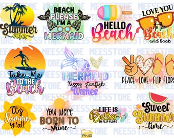 Summer Sublimation bundle,Hello Summer,Beach Life png,Vibes Peace,png Designs,Summer PNG,Sublimation File,Beach Bundle,Summer Bundle