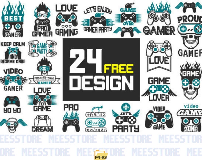 Gamer Skeleton Svg / Gaming Svg / Gamer Png / Playstation Svg ...