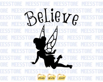 Tink Svg,Princess Svg,Believe Svg,Tinkerbell svg bundle, Believe svg, Magic kingdom svg, tinkerbell clipart, cut files for cricut,silhouette